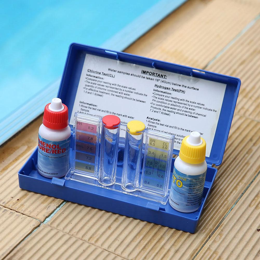 Marine Aquarium Water Testing - PH cloro Water Test Kit Tester
