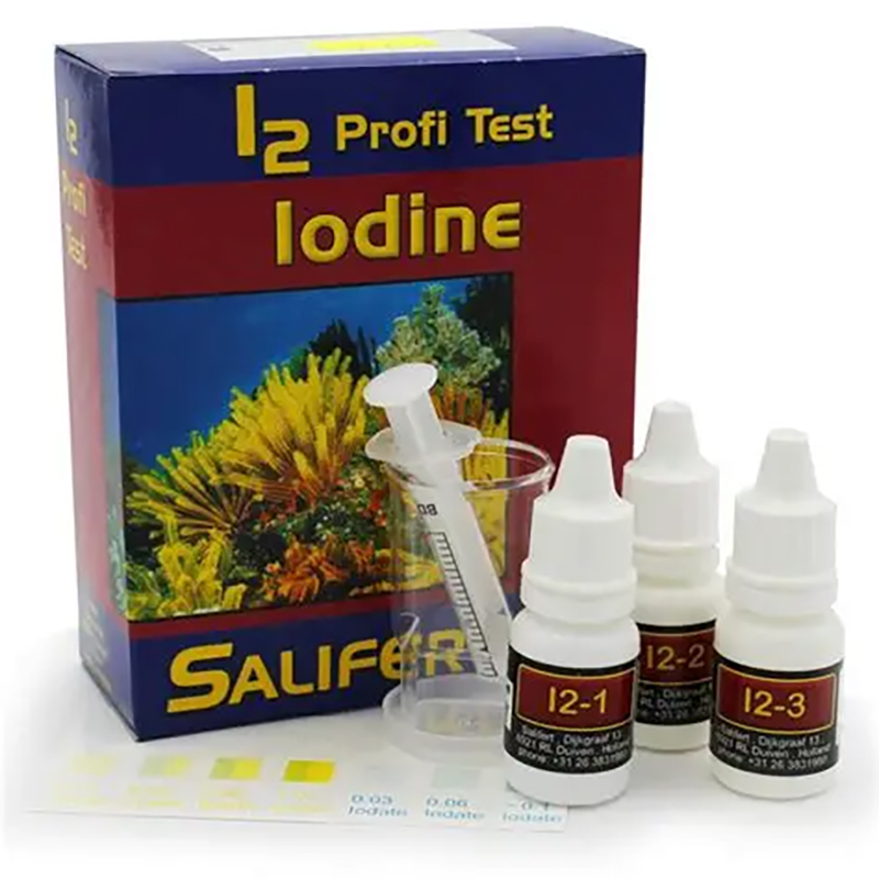 Marine Aquarium Water Testing - Salifert Iodine I2 Profi-Test - Kit