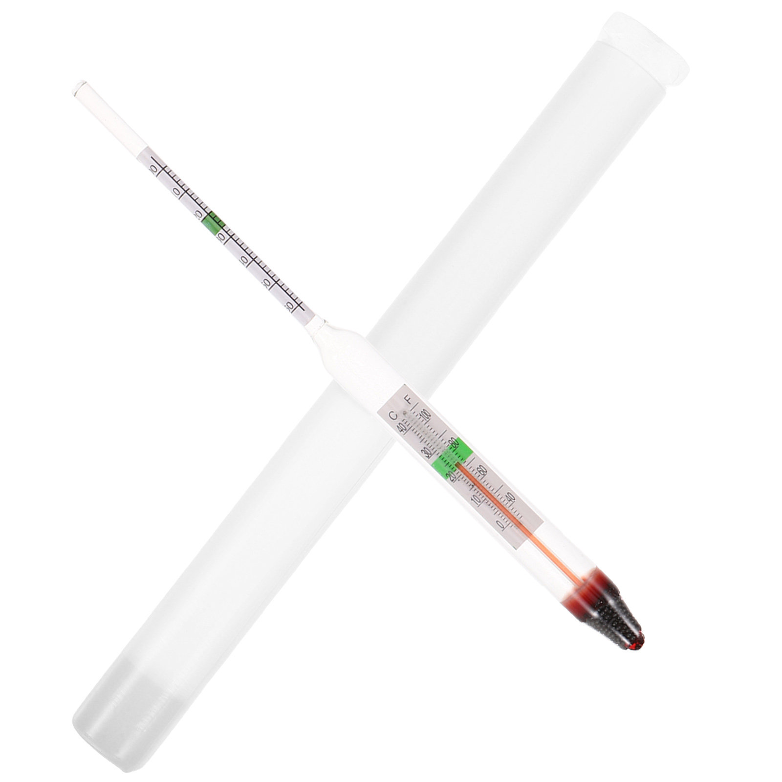Marine Aquarium Water Testing - 1 Set Idrometro in Vetro per