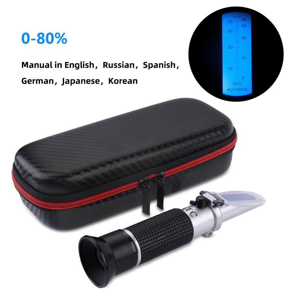 Refractometer Salinity - Hot Nuovo Imballaggio Antiurto Palmare 0-80%