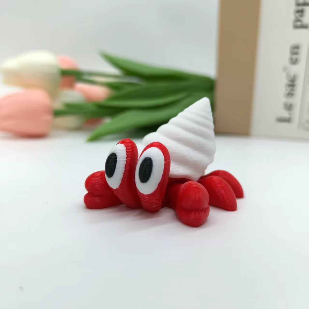 Marine Aquarium Hermit Crab - Statuina di granchio eremita stampata in