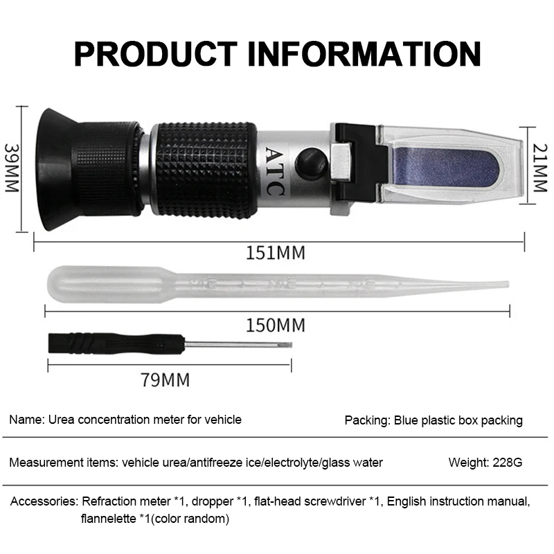 Rifrattometro del liquido refr - Refractometer Salinity recensione e prezzo
