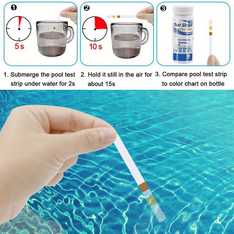 Strisce reattive PH cloro SPA  - Marine Aquarium Water Testing recensione e prezzo