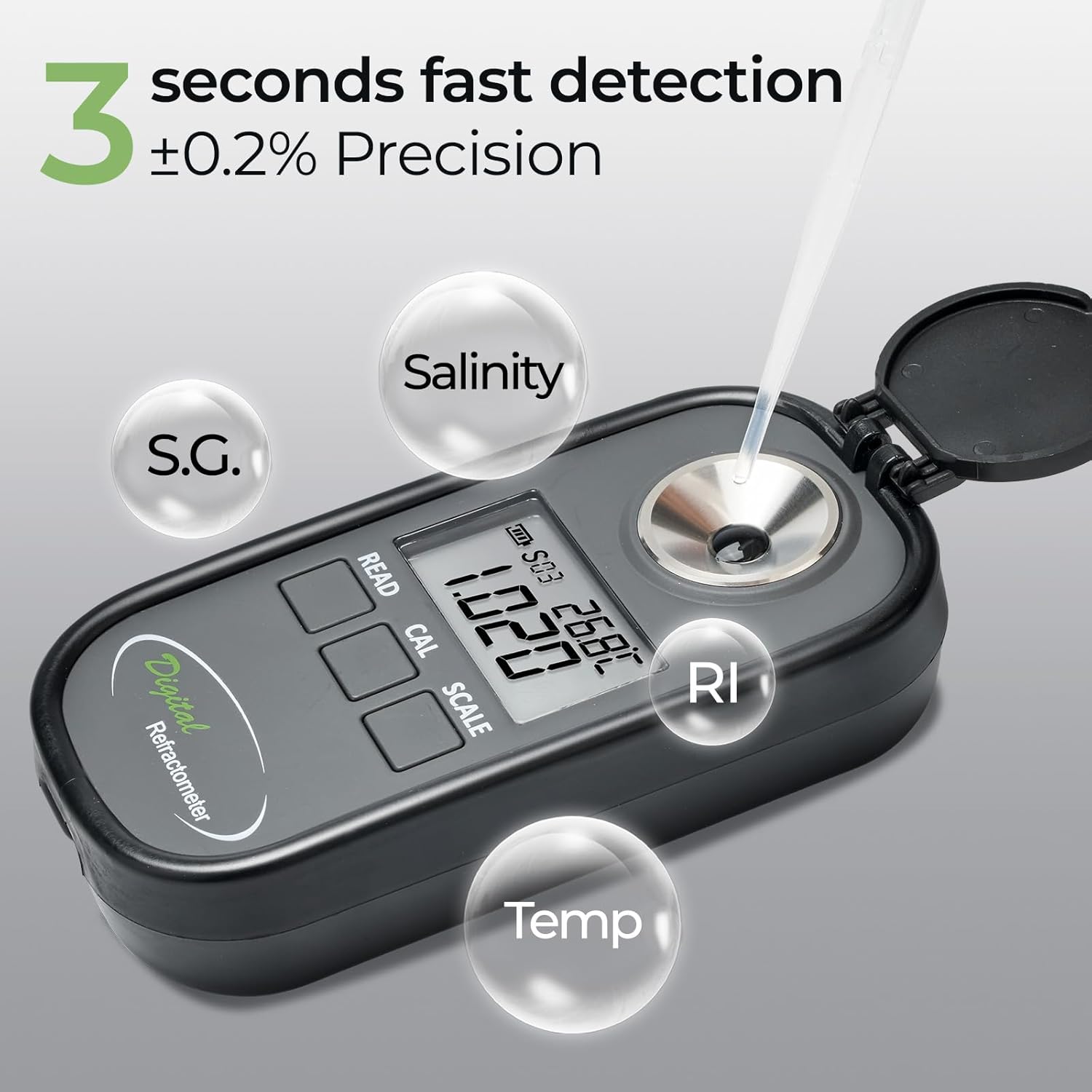 Rifrattometro Digitale per Sal - Refractometer Salinity recensione e prezzo