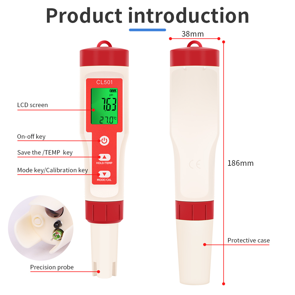 PH/CL2/H2/ORP/Misuratore di te - Marine Aquarium Water Testing recensione e prezzo