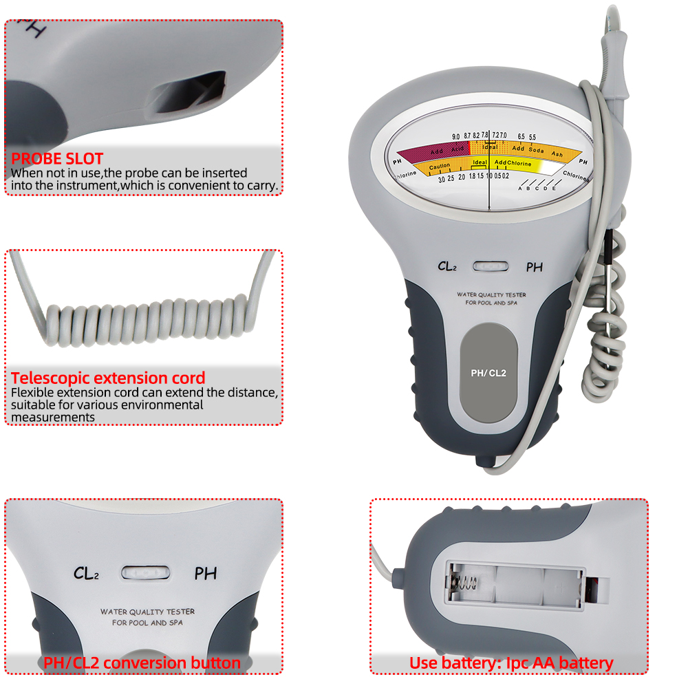 Misuratore di cloro 2 in 1 PH  - Marine Aquarium Water Testing recensione e prezzo