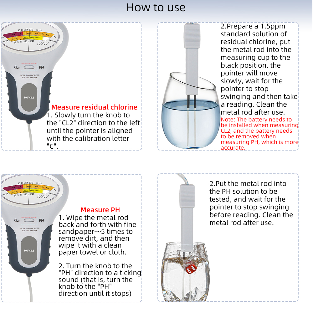 Misuratore di cloro 2 in 1 PH  - Marine Aquarium Water Testing recensione e prezzo