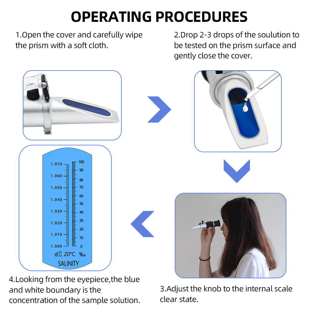 Rifrattometro di salinità 0-10 - Refractometer Salinity recensione e prezzo