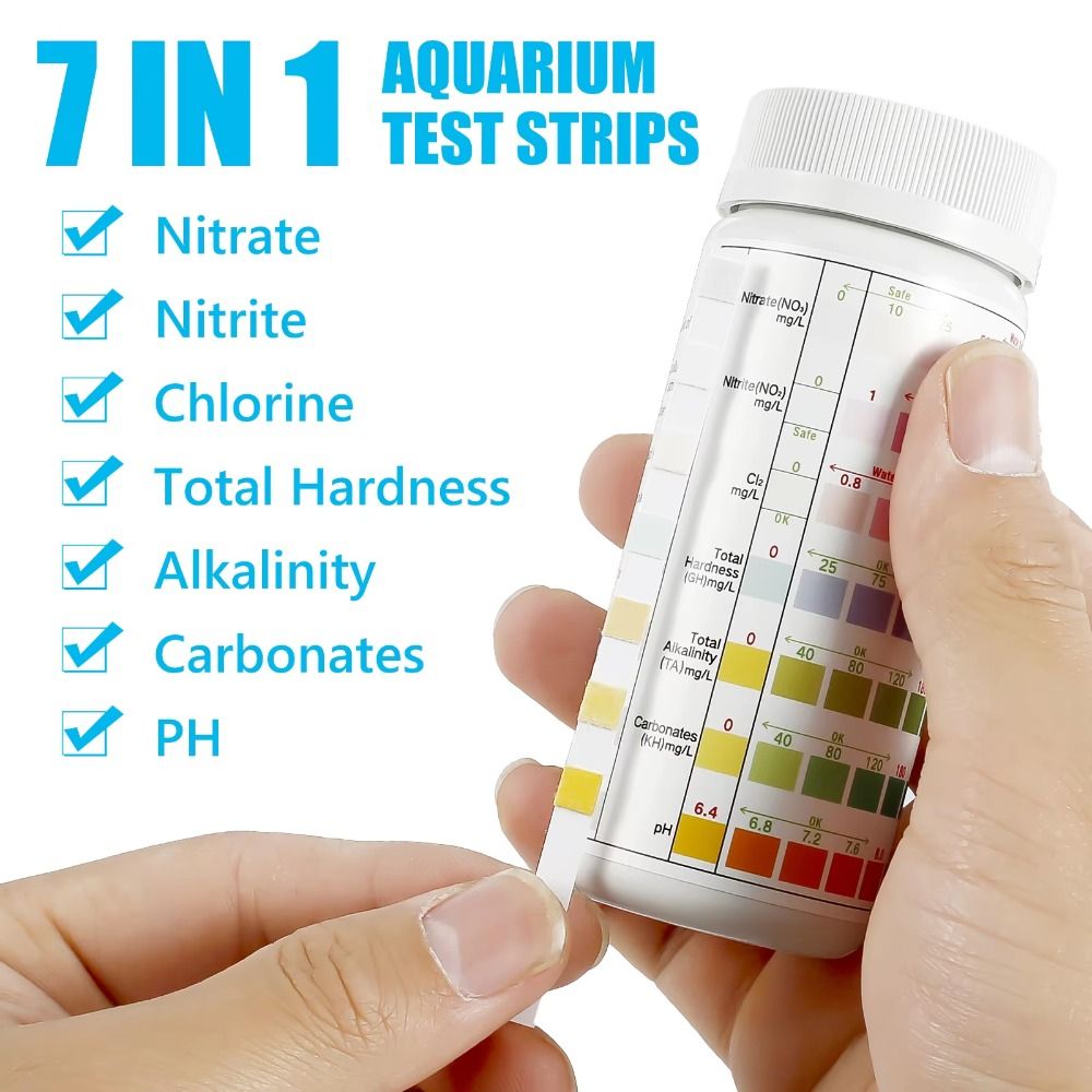 7 in 1 100 pezzi strisce reatt - Marine Aquarium Water Testing recensione e prezzo